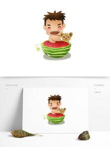 吃瓜男孩文案图片大全,趣味横生的幽默瞬间