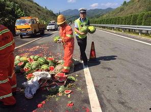 高速翻车吃瓜老人