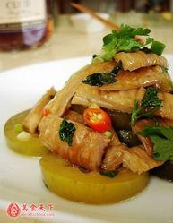 猪大肠吃瓜,一场味蕾的盛宴